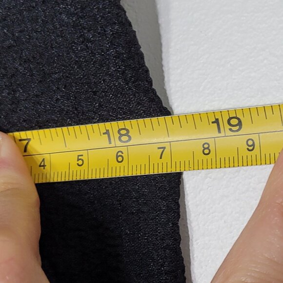 Emery Rose Black Romper Adjustable Spaghetti Straps Wide-Leg Jumpsuit Loose Fit - Picture 7 of 9